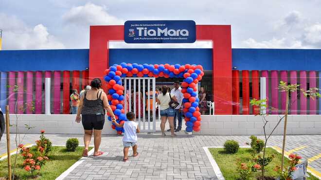 Educação inaugura nova creche em Itaipuaçu
