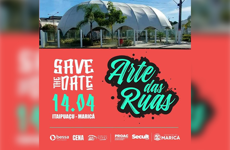 Itaipuaçu recebe festival “Arte das Ruas” neste domingo (14/04)
