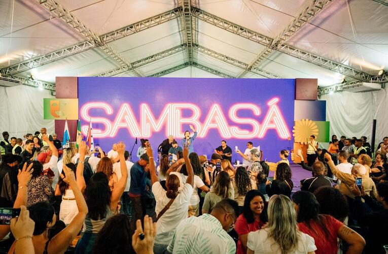 Samba em debate na tenda ‘Papo Flim’