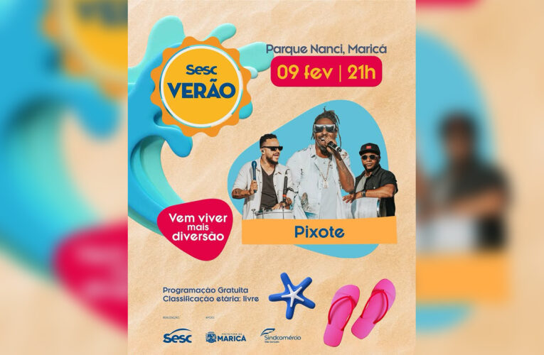 Maricá terá shows de Falamansa e Pixote no Sesc Verão 2025