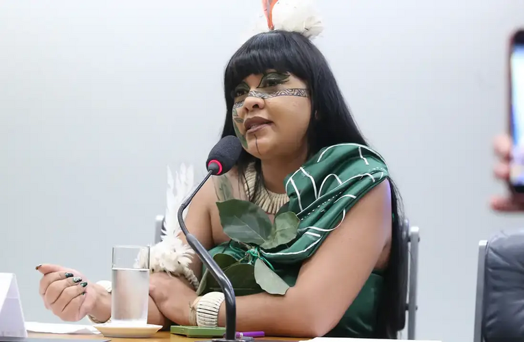 Célia Xakriabá pede que PF investigue violência em marcha indígena