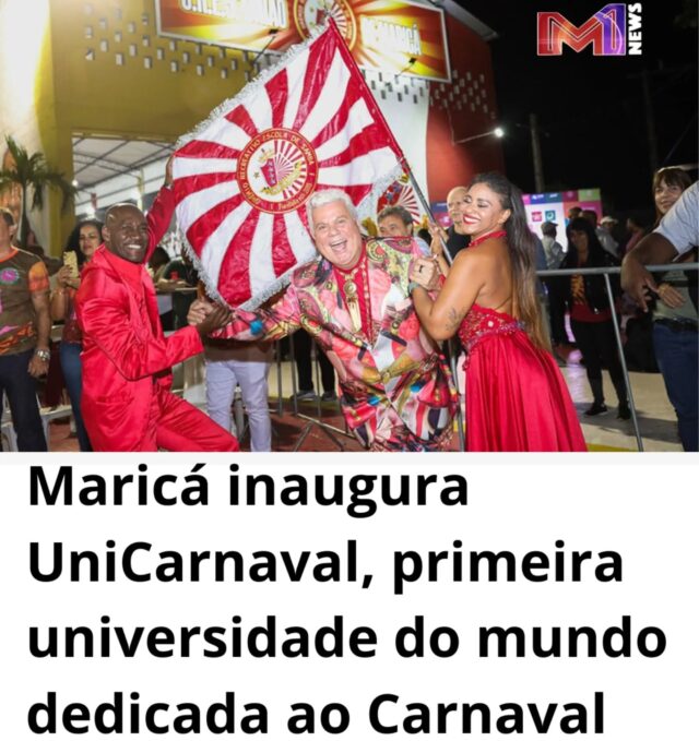 Milton Cunha assume reitoria da UniCarnaval, que inicia formações em junho com foco na economia criativa.

Matéria completa no site da M1newstv, acesse pelo link na bio e mantenha-se informado! 

#M1newstv #m1news #Maricá #miltoncunha