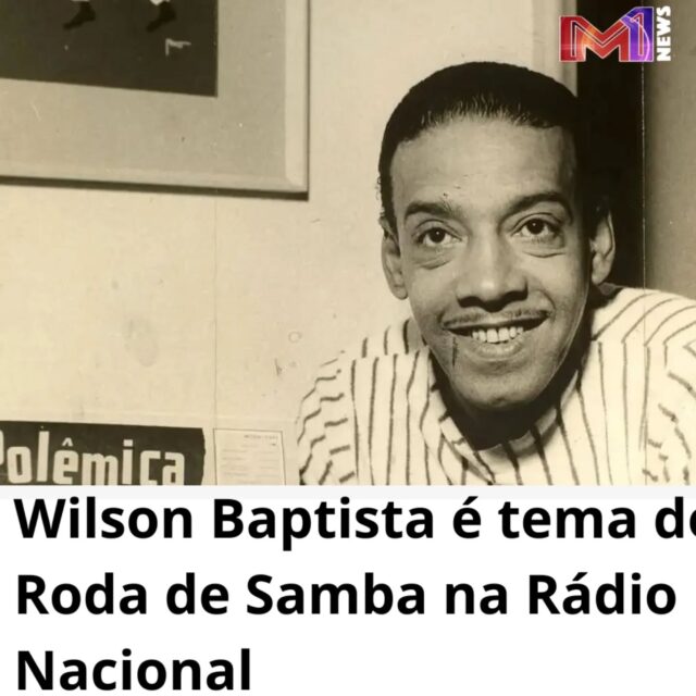 Programa entrevista Rodrigo Alzuguir, biógrafo do compositor.

Matéria completa no site da M1newstv, acesse pelo link na bio e mantenha-se informado!
.
.
.
.
.
.
.
.
.
.
#M1newstv #m1news #WilsonBaptista #RodadeSamba