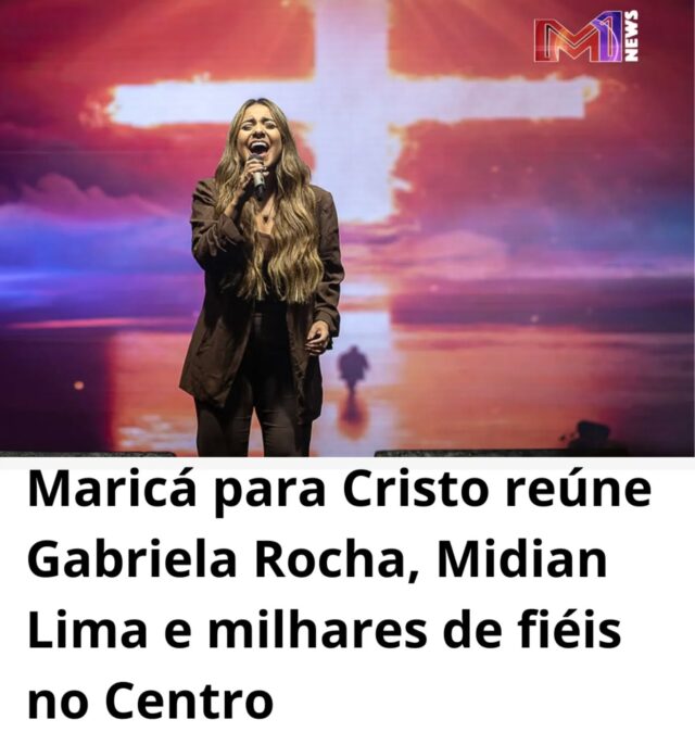 Gabriela Rocha, Midian Lima, Maria Pita e outros artistas conduzem noite de louvor e inclusão na Praça Orlando de Barros Pimentel.

Matéria completa no site da M1newstv, acesse pelo link na bio e mantenha-se informado!
.
.
.
.
.
.
.
.
.
.
#M1newstv #m1news #Maricá #Maricá211anos