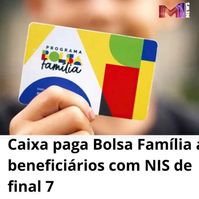 Com adicionais, valor médio do benefício está em R$ 667,49.

Matéria completa no site da M1newstv, acesse pelo link na bio e mantenha-se informado!
.
.
.
.
.
.
.
.
.
.
#M1newstv #m1news #bolsafamilia #nis