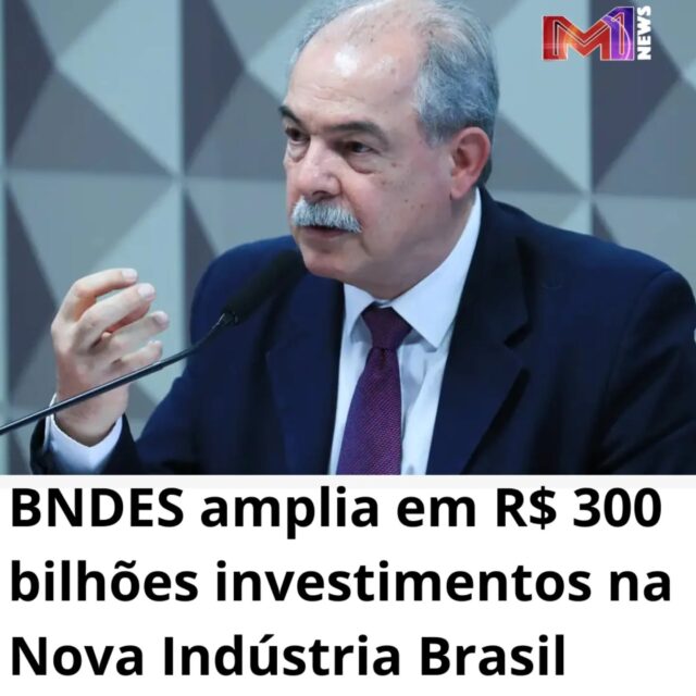 Valor passará dos R$ 259 bilhões previstos para R$ 300 bilhões.

Matéria completa no site da M1newstv, acesse pelo link na bio e mantenha-se informado!
.
.
.
.
.
.
.
.
.
.
#M1newstv #m1news #BNDES #novaindústriabrasil
