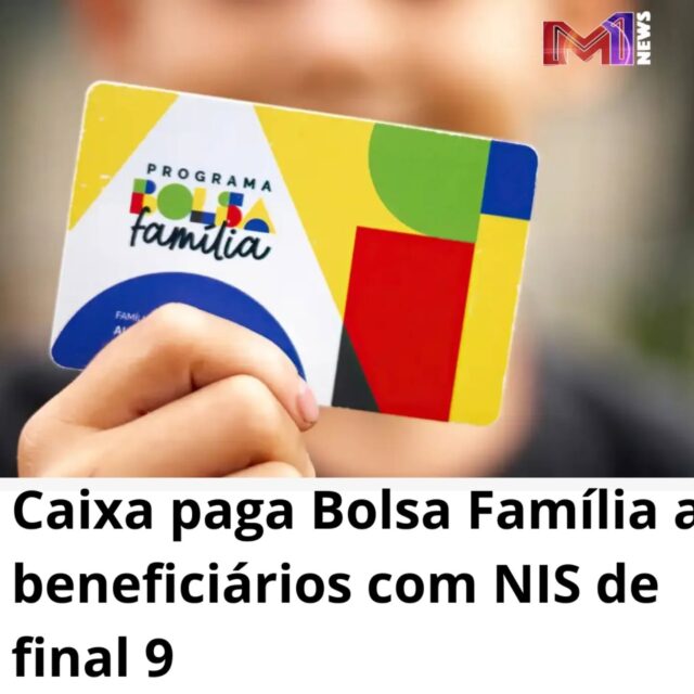 Com adicionais, valor médio do benefício está em R$ 667,49.

Matéria completa no site da M1newstv, acesse pelo link na bio e mantenha-se informado!
.
.
.
.
.
.
.
.
.
.
#M1newstv #m1news #BolsaFamilia #nis