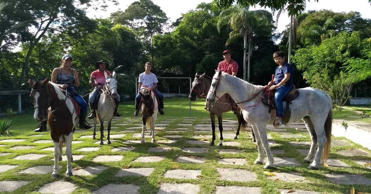 Cavalgada de São Jorge da família Lindenberg dos Santos