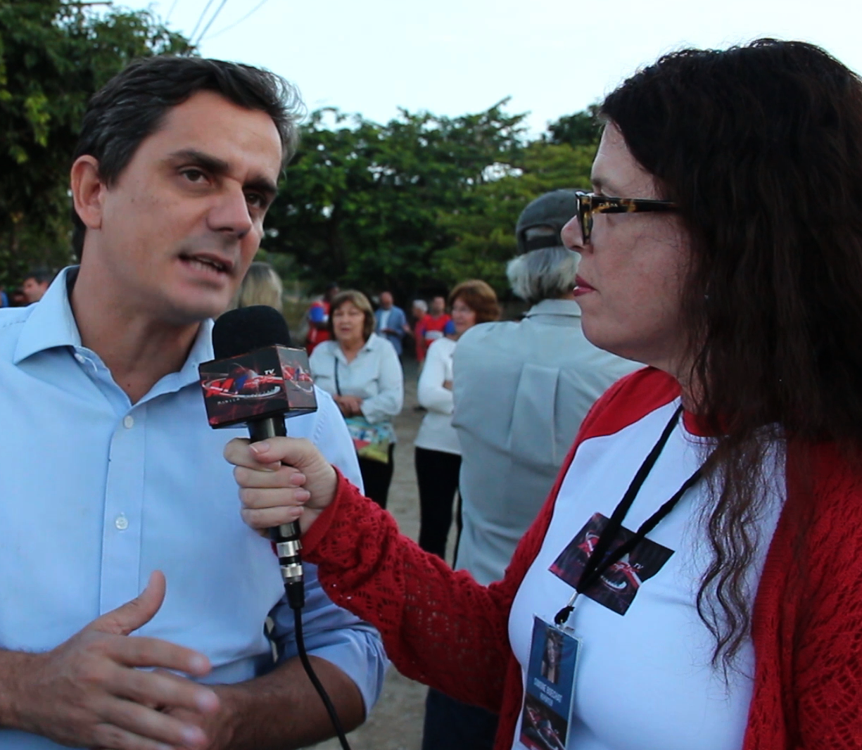 Entrevista do Prefeito – inauguração ponte Rua 89