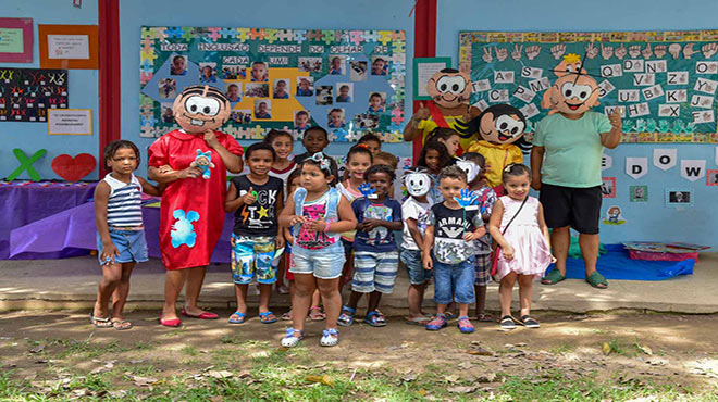 Turma da Mônica na abertura da Festa Literária de Maricá (FLIM)