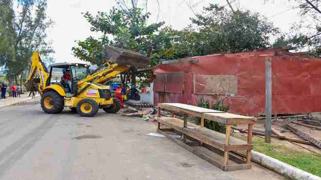 Trailers derrubados em Ponta Negra – recomendação MP