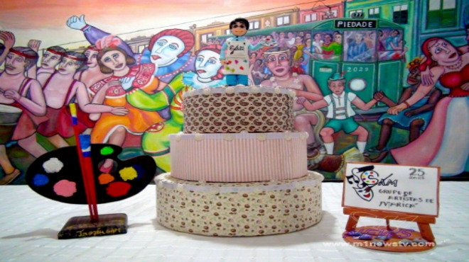 Jubileu de prata do GAM: chuva e arte em abundância