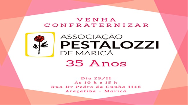Aniversario Pestalozzi 35 nos convite