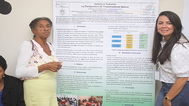 Mestranda Priscila e seu trabalho para 3ª Idade