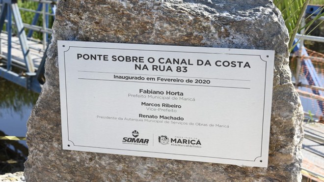 Ponte da antiga Rua 83, em Itaipuaçu, entregue