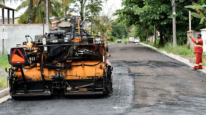Estrada Real de Maricá : último trecho pavimentado