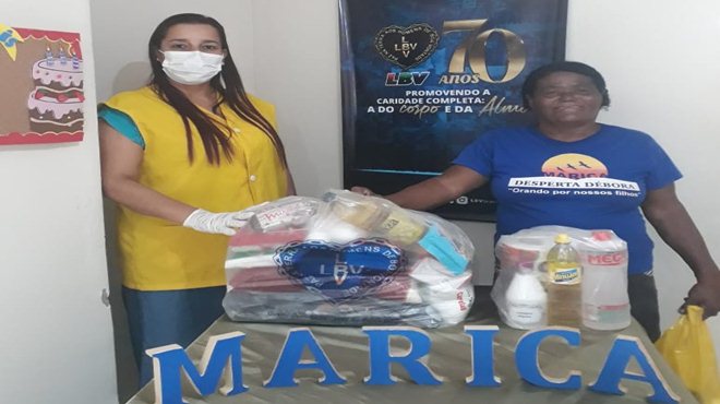 Doações a famílias – LBV no combate à Covid-19