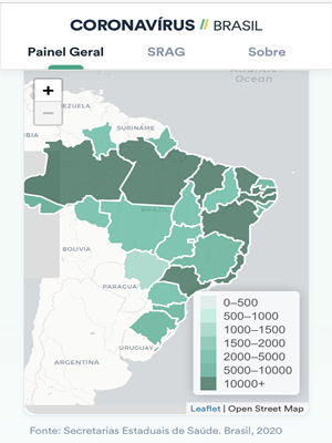 casos covid-19 Brasil 29/05/2020