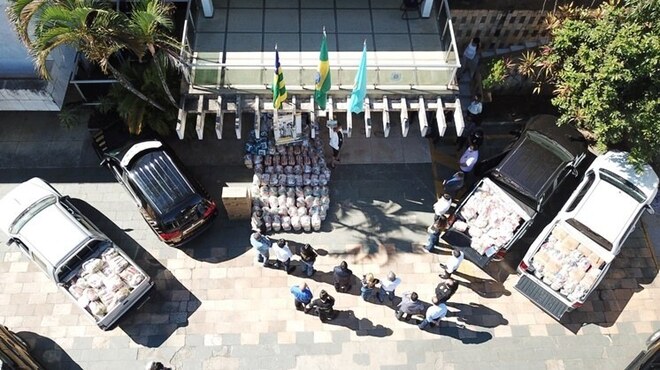 PF doa quase 6 toneladas de alimentos em Goiás