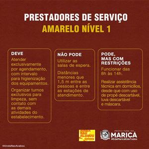 Bandeira Amarelo 1 Serviços