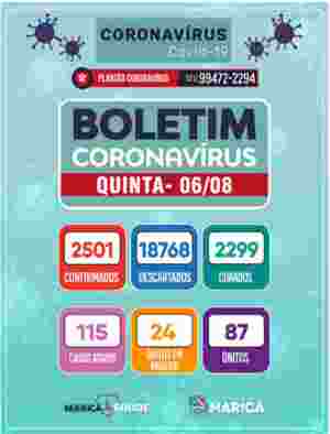 boletim coronavírus marica