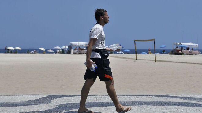 Rio tem dia quente, mas frente fria vinda do oceano chega hoje