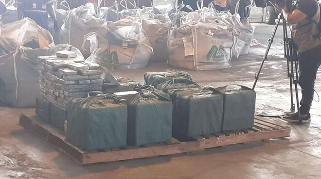 1 tonelada de cocaína