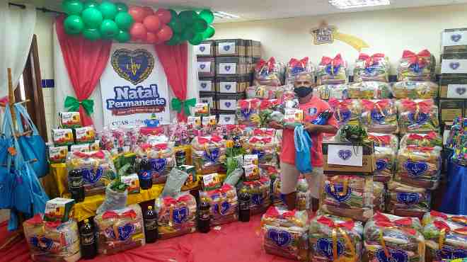 Natal Permanente da LBV em prol das famílias de Maricá