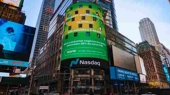 Maricá na Times Square Painel da Nadasq