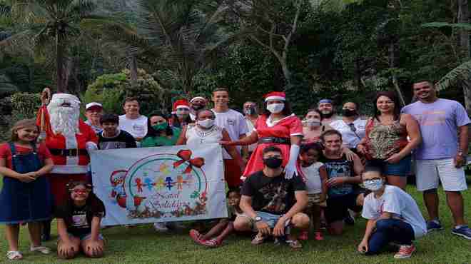 Natal Solidário diferente na Morada das Águias, porém presente