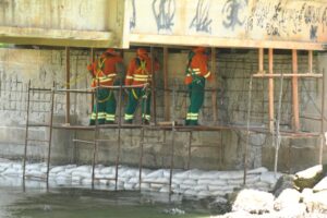 Obras na ponte de Ponta Negra