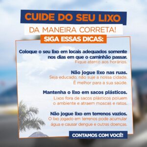 lixo de maneira correta