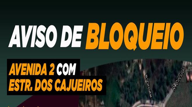 Avenida 2 com a Estrada dos Cajueiros