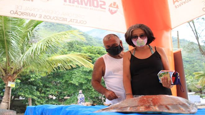 Projeto Ecoatitude realiza ação com mestrandos da UFF no Recanto