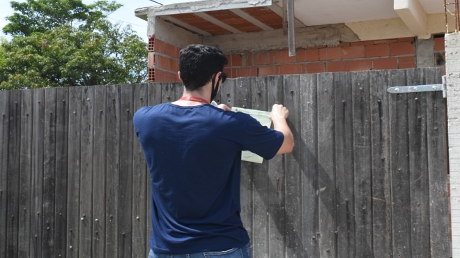 fiscalização de construções residenciais irregulares