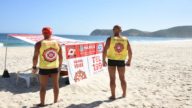 Maricá inaugura tendas guarda-vidas em Jaconé e Boqueirão