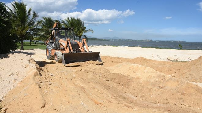 Obras de revitalização da Orla do Marine