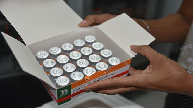 Mais 1.080 doses da vacina Coronavac chegam à Maricá nesta quarta