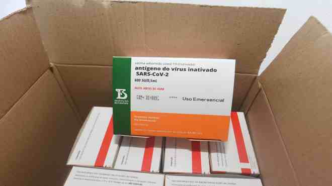 1200 doses de coronavac