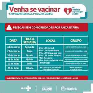 calendário vacina