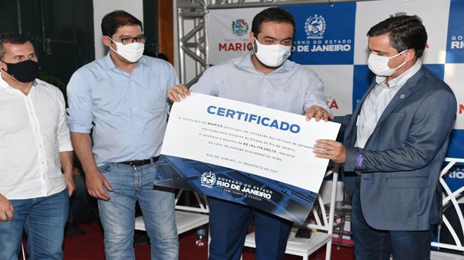 Primeira parcela do valor da Cedae