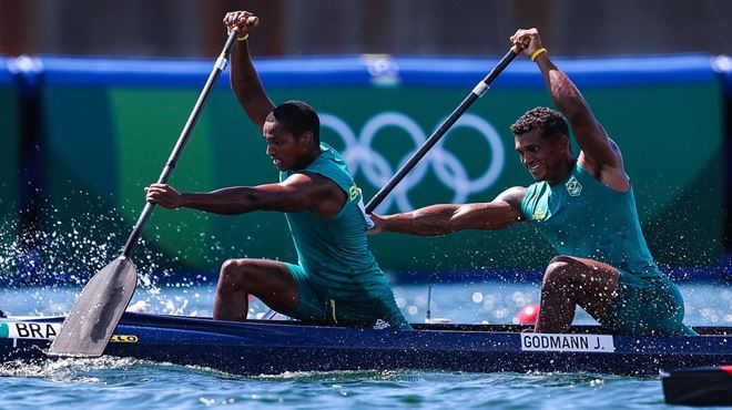Isaquias Queiroz e Jacky Godmann ficam em 4º em Tóquio