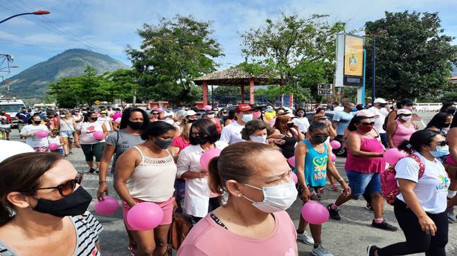 Sábado foi dia de caminhada e prevenção ao câncer