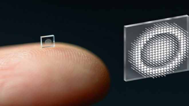 Pesquisadores fazem câmera do tamanho de um grão de sal