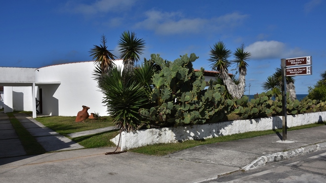 Marisa Orth e Regina Casé se emocionam ao ganhar livro sobre casa de Darcy Ribeiro em Maricá-RJ