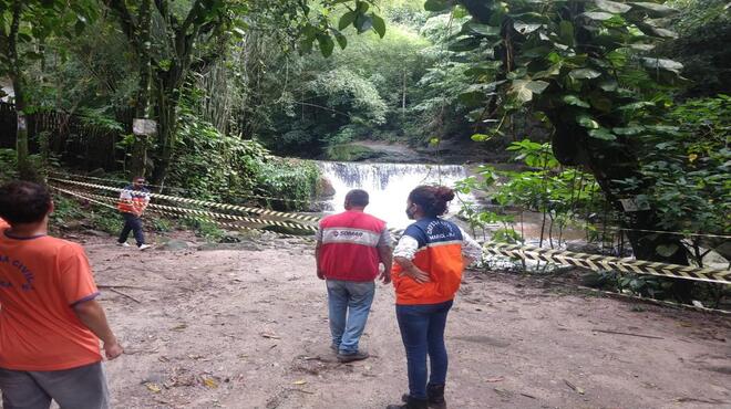 Defesa Civil interdita Gruta da Sacristia, em Jaconé, e a Cachoeira do Espraiado