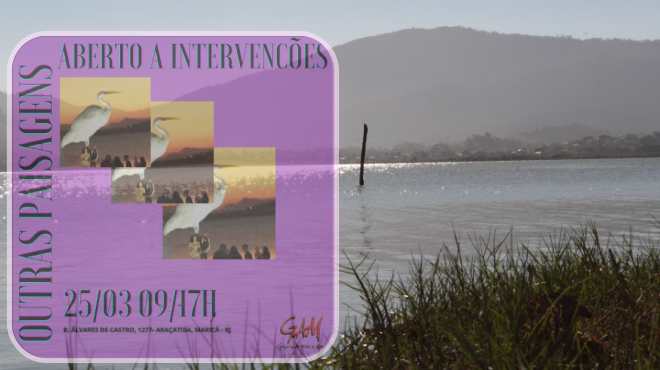 Outras Paisagens – performance artística na Lagoa de Araçatiba