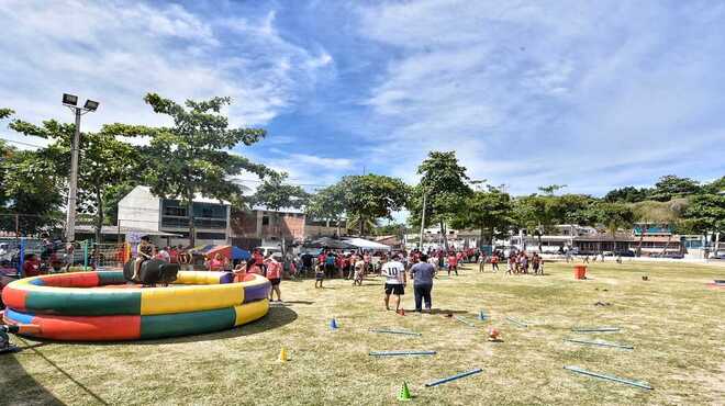 Caravana Mais Esporte e Lazer foi a atração do Bairro da Amizade neste sábado (19/03)