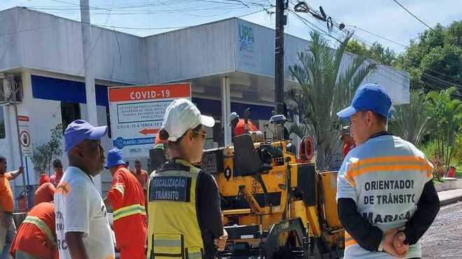 Rua da Upa de Inoã está interditada para manutenção