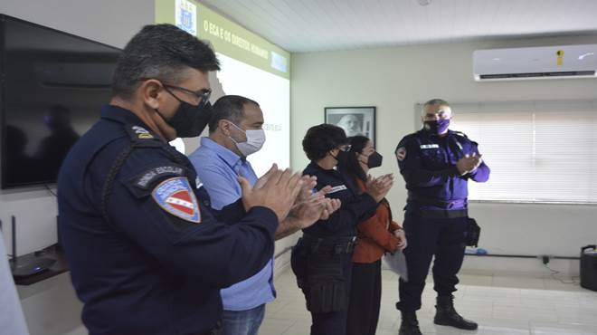 Guarda Municipal participa de capacitação para Ronda Escolar